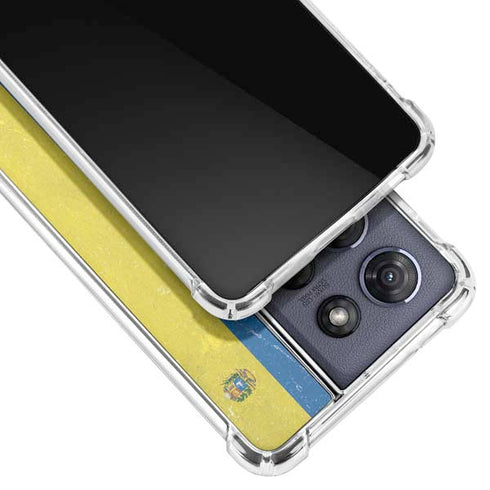Venezuela Flag Distressed Moto G 5G (2025) Clear Case